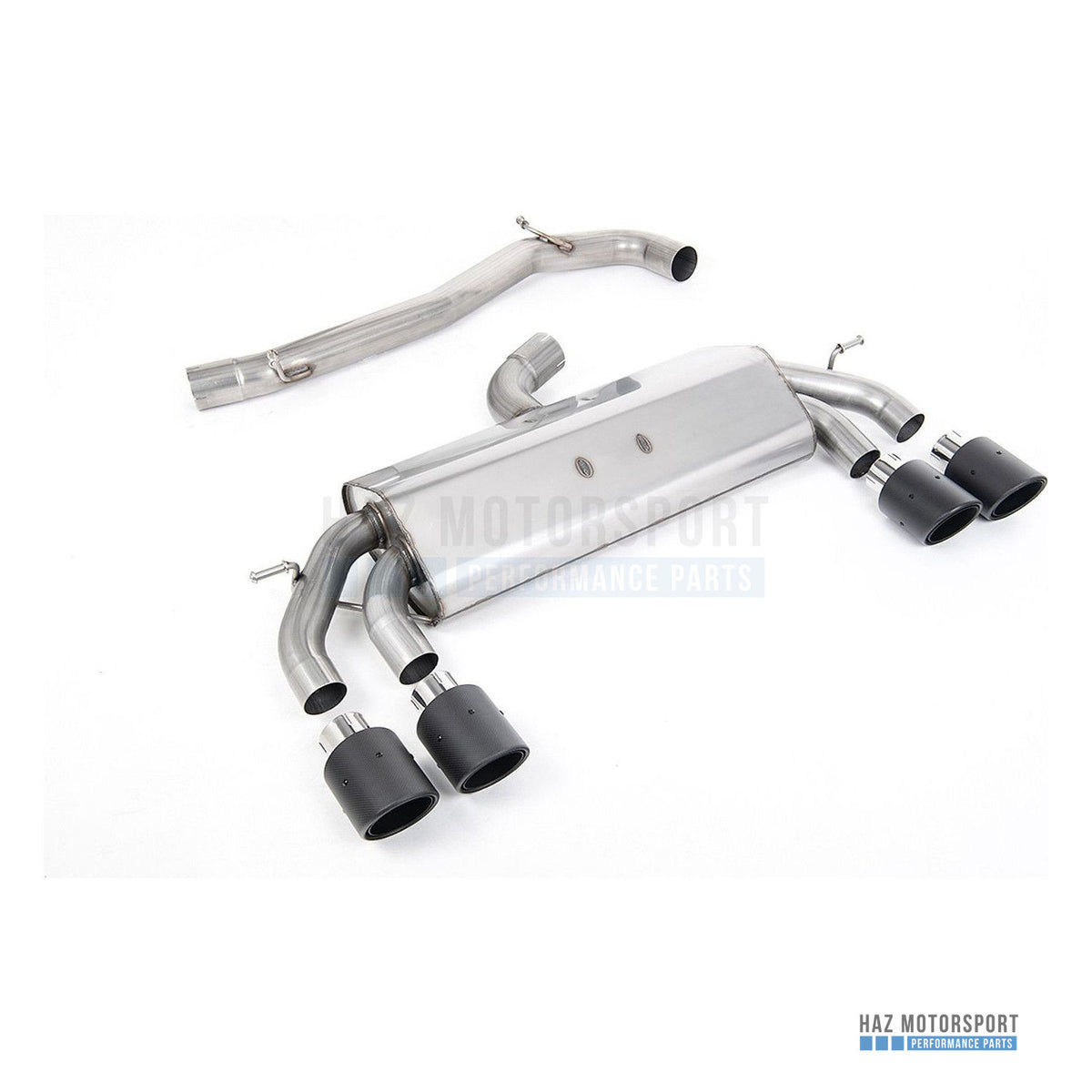 Milltek Sport Non-Resonated (Louder) Cat Back Exhaust – VW Golf R Mk7.5 2.0 TSI 310PS (2017–2021) – photo 11