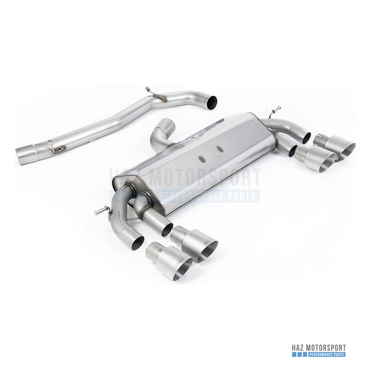 Milltek Sport Non-Resonated (Louder) Cat Back Exhaust – VW Golf R Mk7 2.0 TSI (2014–2016) – photo 20