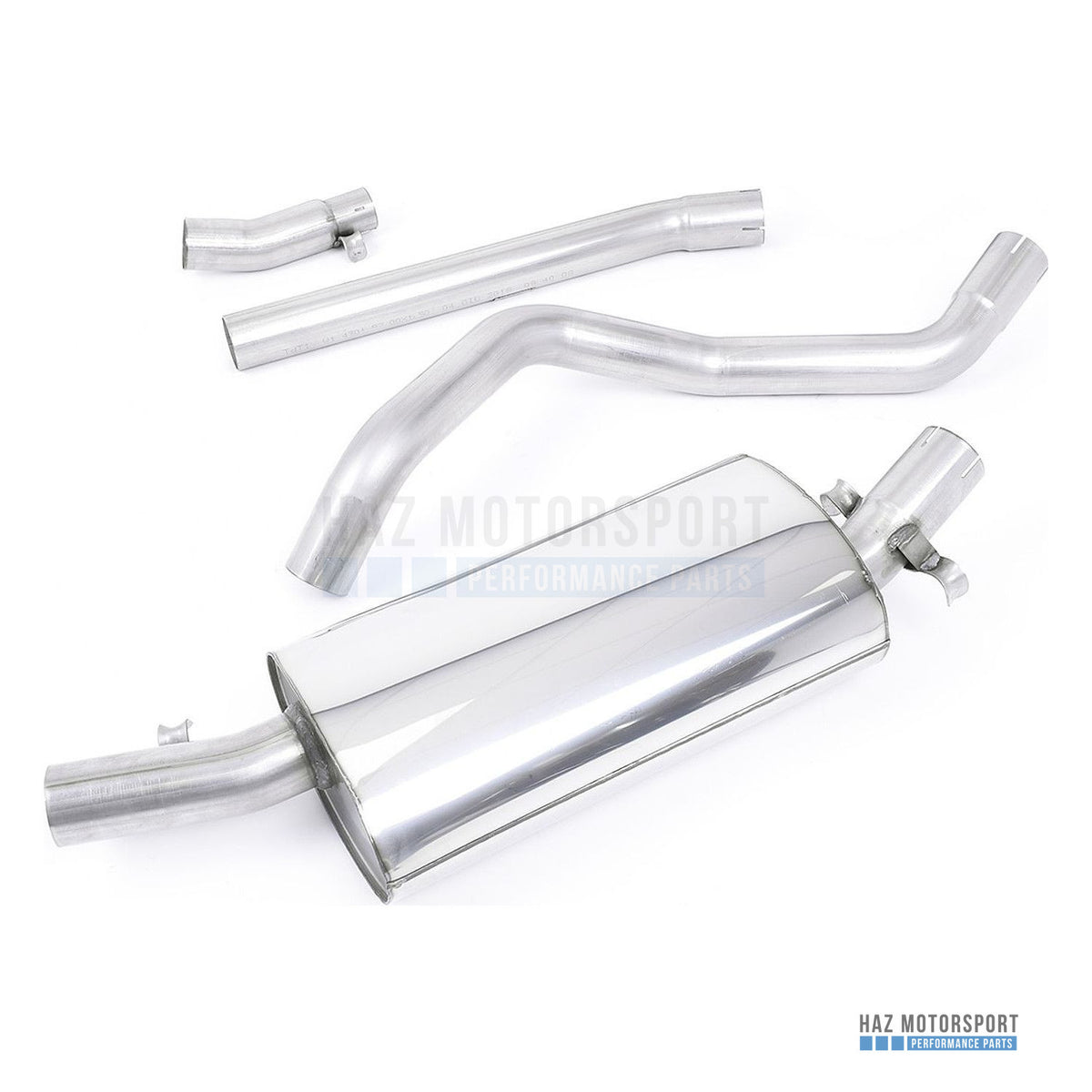 Milltek Sport Non-Resonated (Louder) Front Pipe Back Exhaust – VW Golf GTI Mk1 (1976–1983) – photo 1