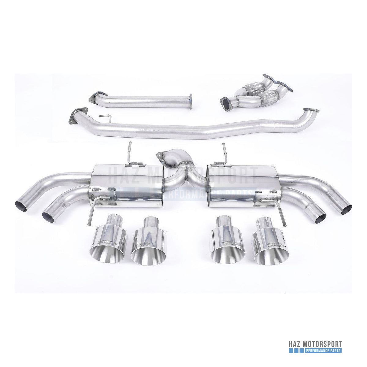 Milltek Sport Non-Resonated (Louder) Front Pipe Back Exhaust – Nissan GT-R R35 (2009–2015) – photo 1