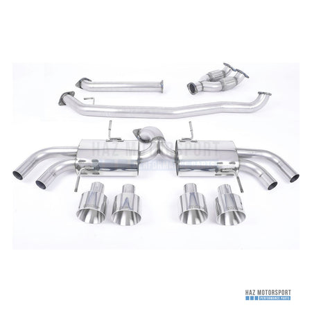 Milltek Sport Non-Resonated (Louder) Front Pipe Back Exhaust – Nissan GT-R R35 (2009–2015) – photo 1