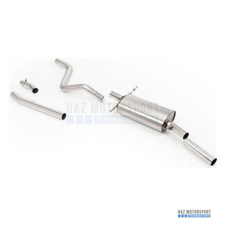 Milltek Sport Non-Resonated (Louder) Front Pipe Back Exhaust – VW Golf GTI Mk1 Cab (1983–1992) – photo 1
