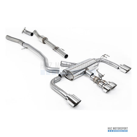 Milltek Sport Non-Resonated (Louder) Front Pipe Back Exhaust – Toyota GR Corolla 1.6 Turbo (2023 on) – photo 1