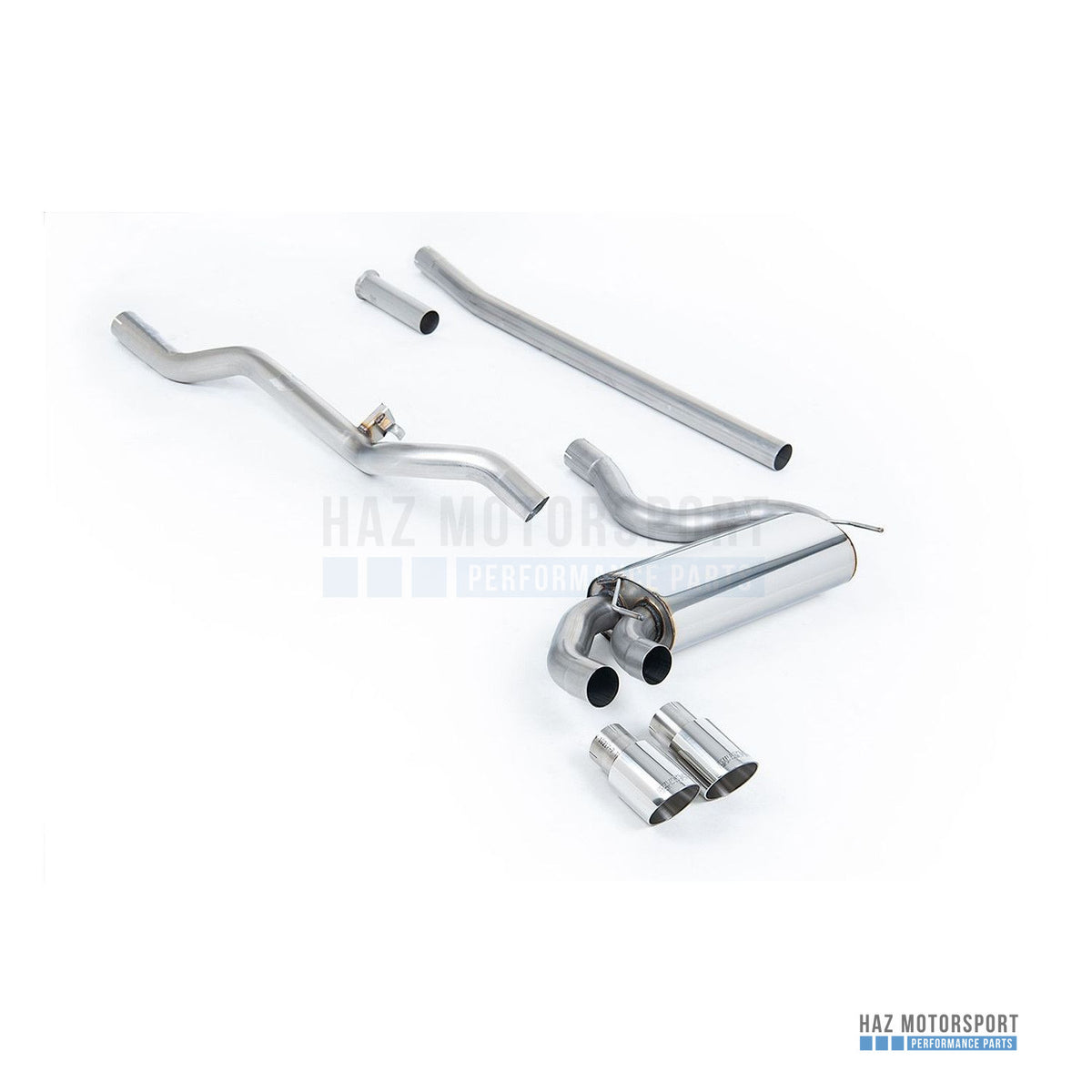 Milltek Sport Non-Resonated (Louder) Front Pipe Back Exhaust – Audi Coupe UR Quattro 10V (1981–1989) – photo 1