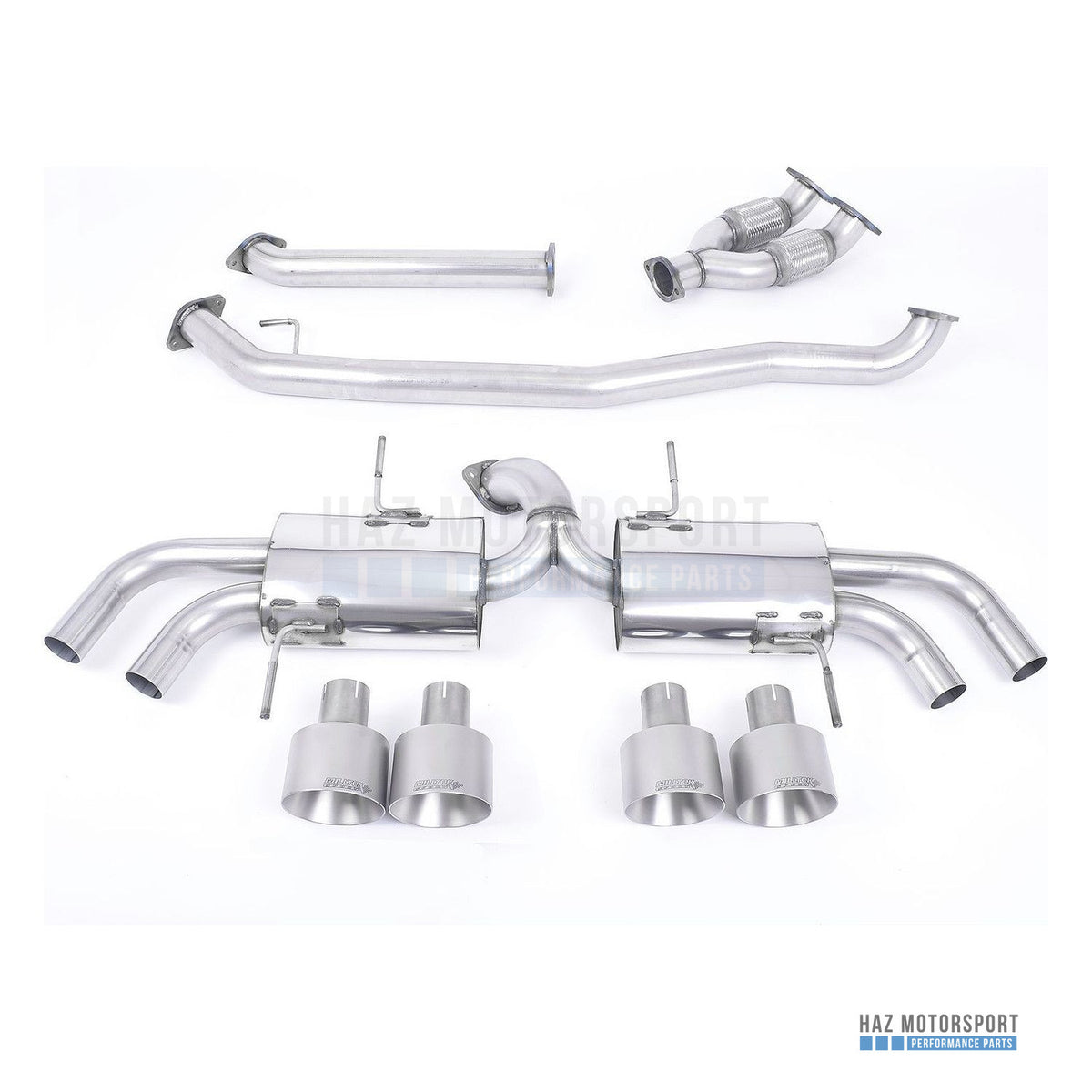 Milltek Sport Non-Resonated (Louder) Front Pipe Back Exhaust – Nissan GT-R R35 (2009–2015) – photo 3
