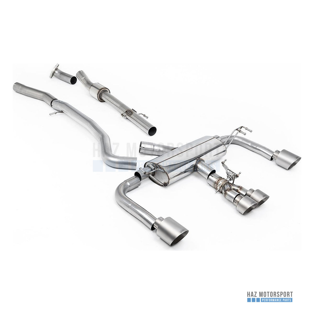 Milltek Sport Non-Resonated (Louder) Front Pipe Back Exhaust – Toyota GR Corolla 1.6 Turbo (2023 on) – photo 3