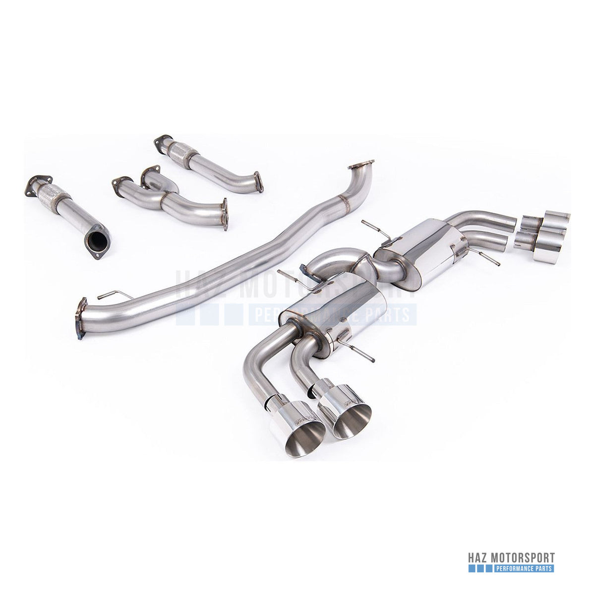 Milltek Sport Non-Resonated (Louder) Front Pipe Back Exhaust – Nissan GT-R R35 (2009–2015) – photo 4
