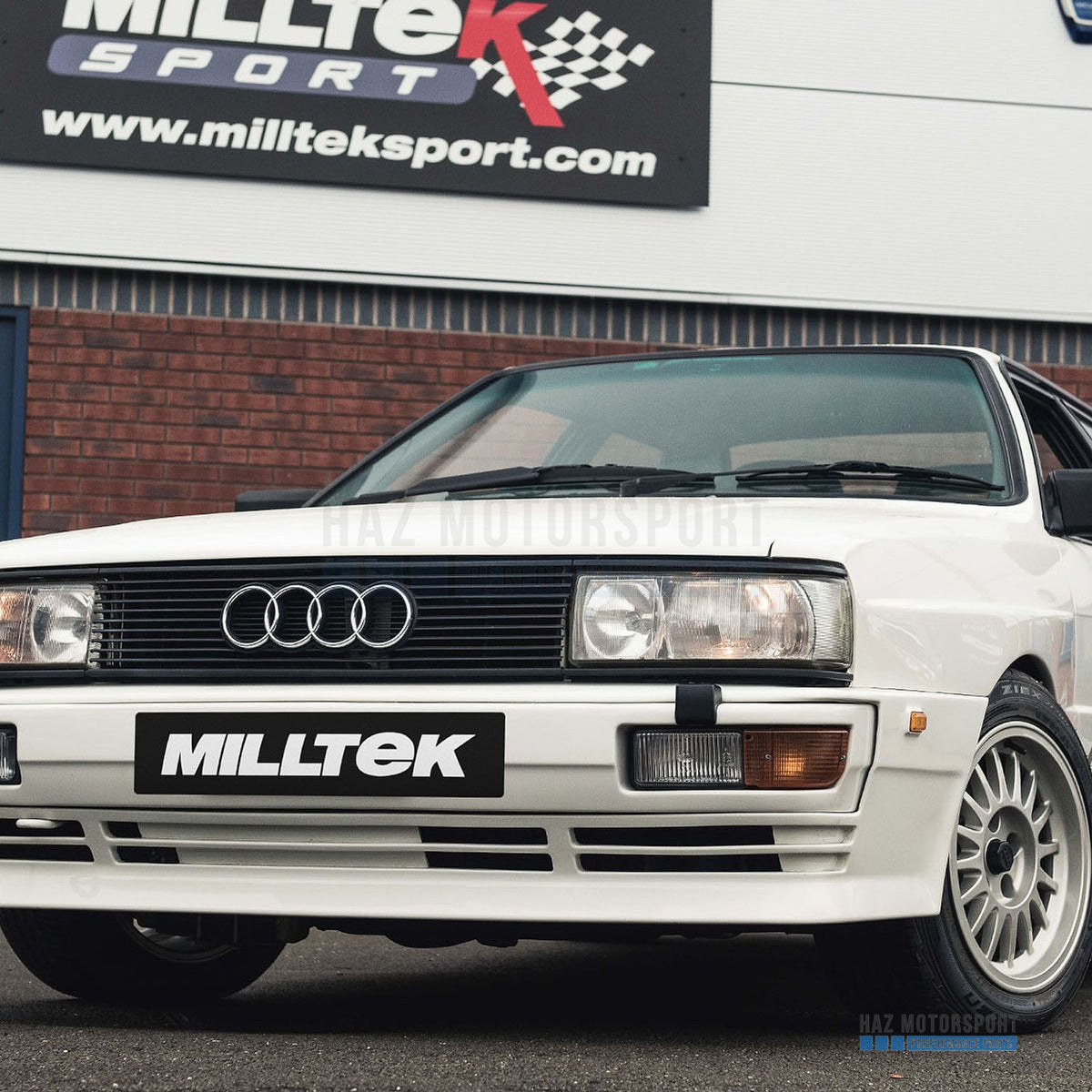 Milltek Sport Non-Resonated (Louder) Front Pipe Back Exhaust – Audi Coupe UR Quattro 10V (1981–1989) – photo 9