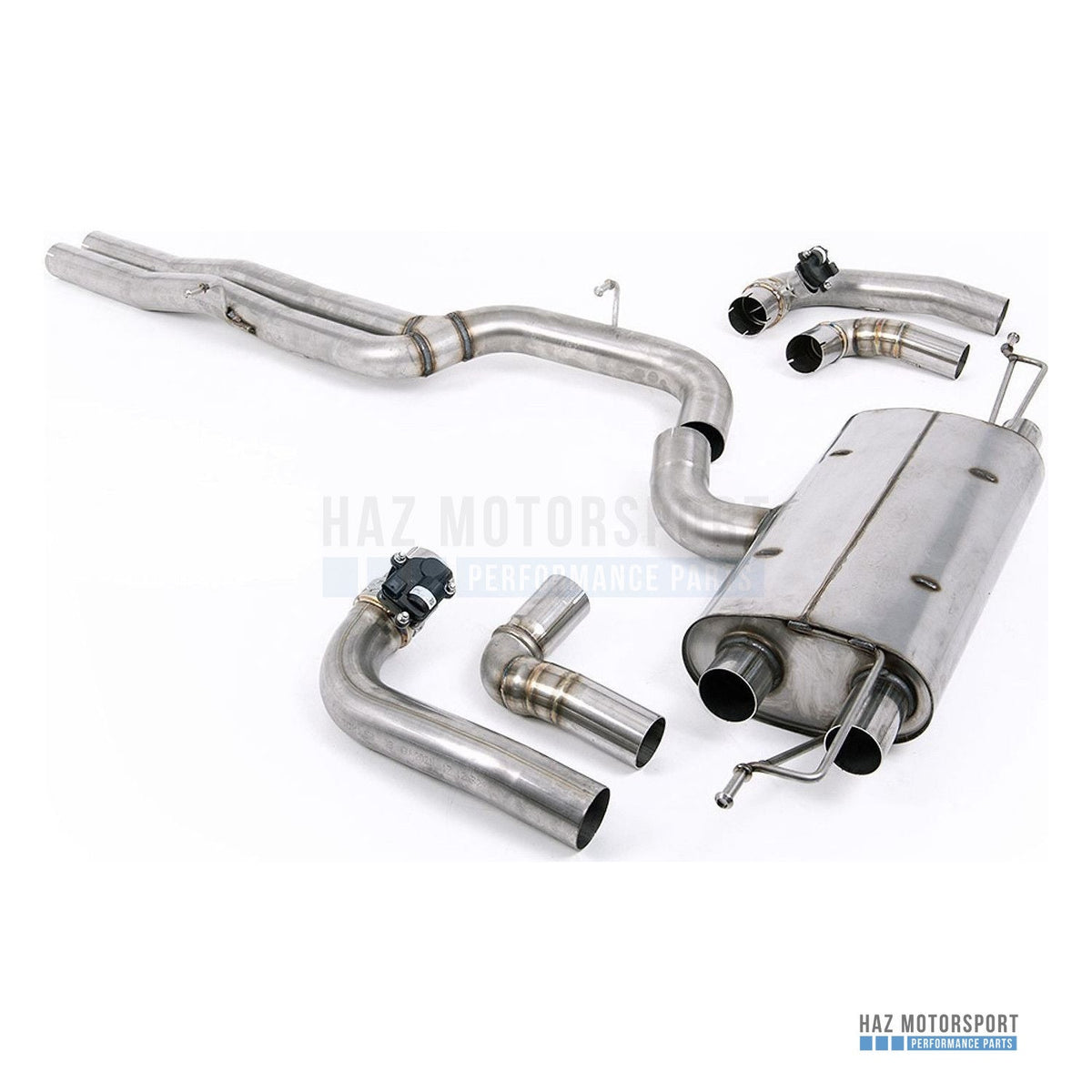 Milltek Sport Non-Resonated (Louder) GPF Back Exhaust – Audi RS3 8Y Sportback 2.5 TFSI (2021 on) – photo 1