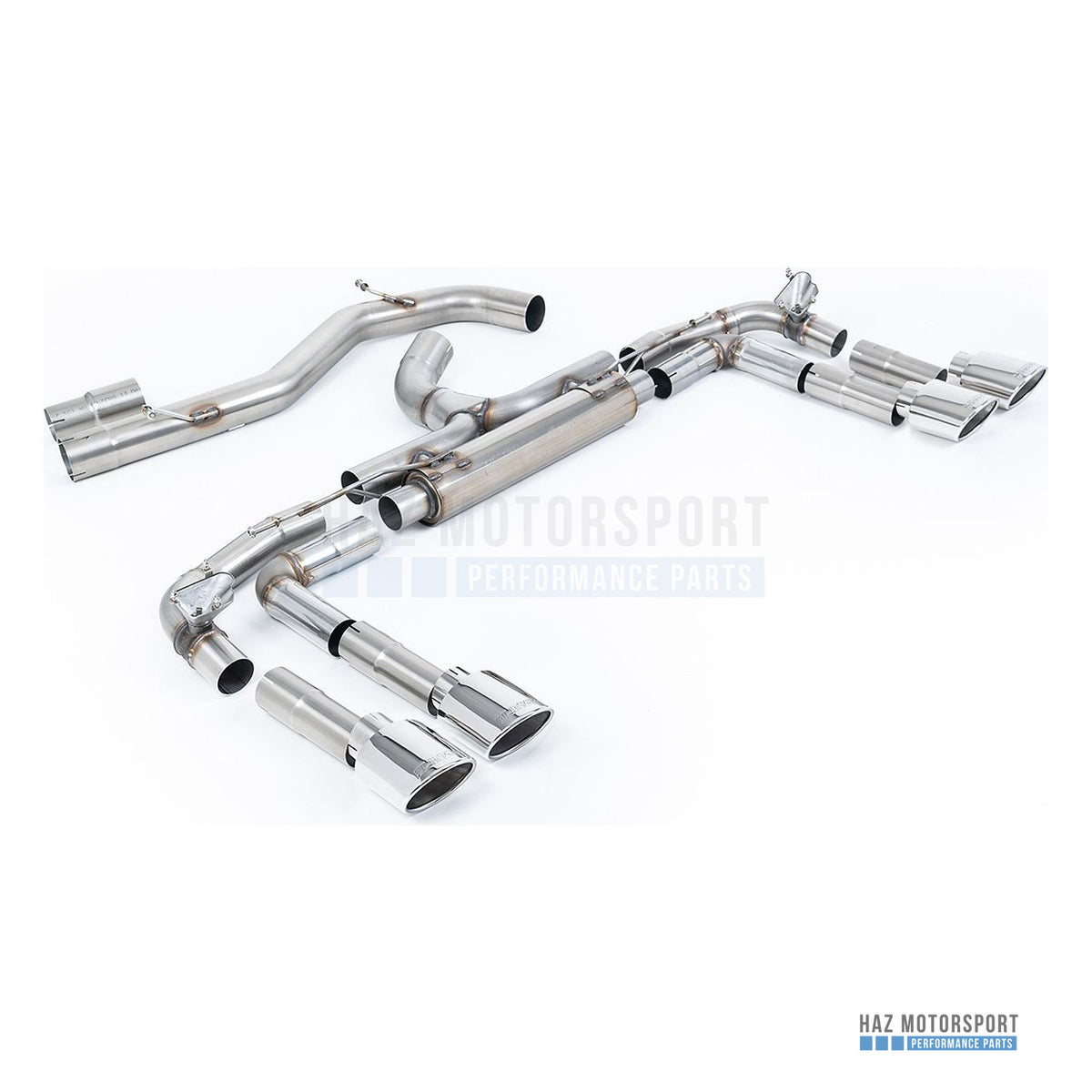 Milltek Sport Non-Resonated (Louder) GPF Back Exhaust – Audi S3 8Y (2020 on) – photo 2