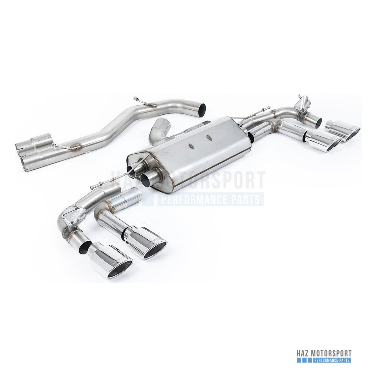 Milltek Sport Non-Resonated (Louder) GPF Back Exhaust – Audi S3 8Y Sportback GPF models (2020 on) – photo 3