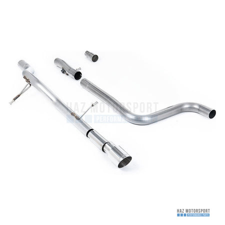 Milltek Sport Non-Resonated (Louder) GPF Back Exhaust – Ford Fiesta Mk8 1.0T ST Line (2020 on) – photo 1