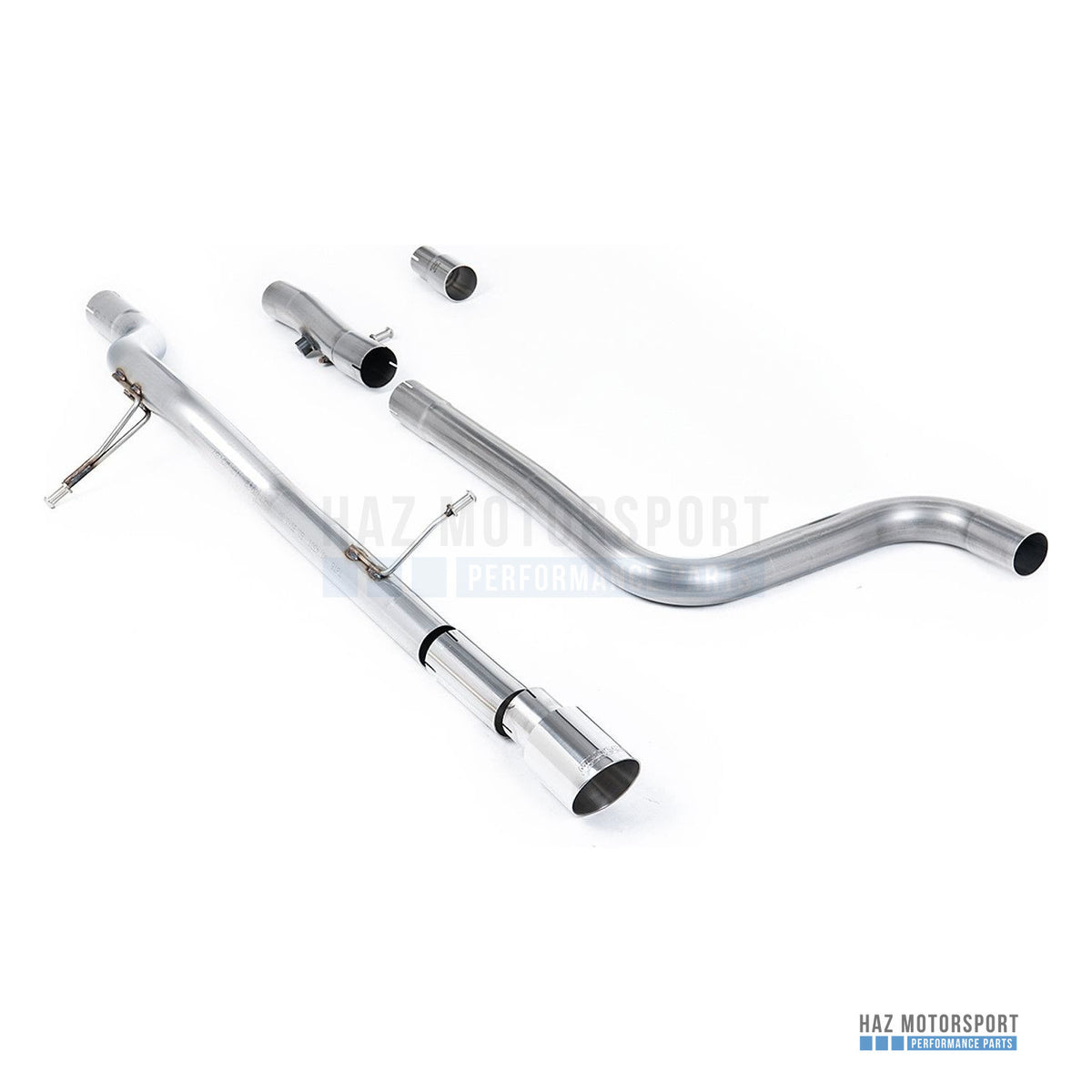 Milltek Sport Non-Resonated (Louder) GPF Back Exhaust – Ford Fiesta Mk8 1.0T ST Line Dual Outlets (2020 on) – photo 1