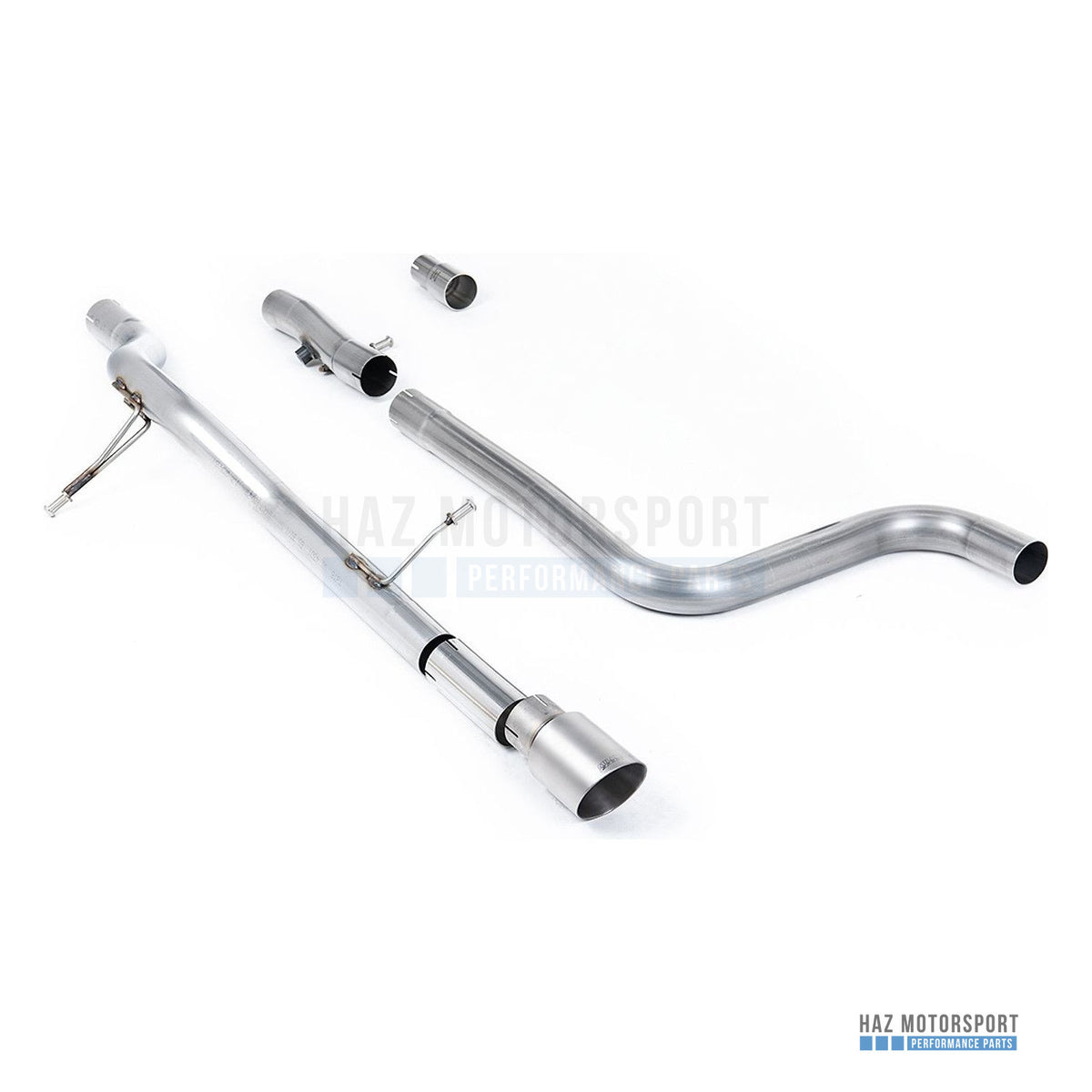 Milltek Sport Non-Resonated (Louder) GPF Back Exhaust – Ford Fiesta Mk8 1.0T ST Line Dual Outlets (2020 on) – photo 5