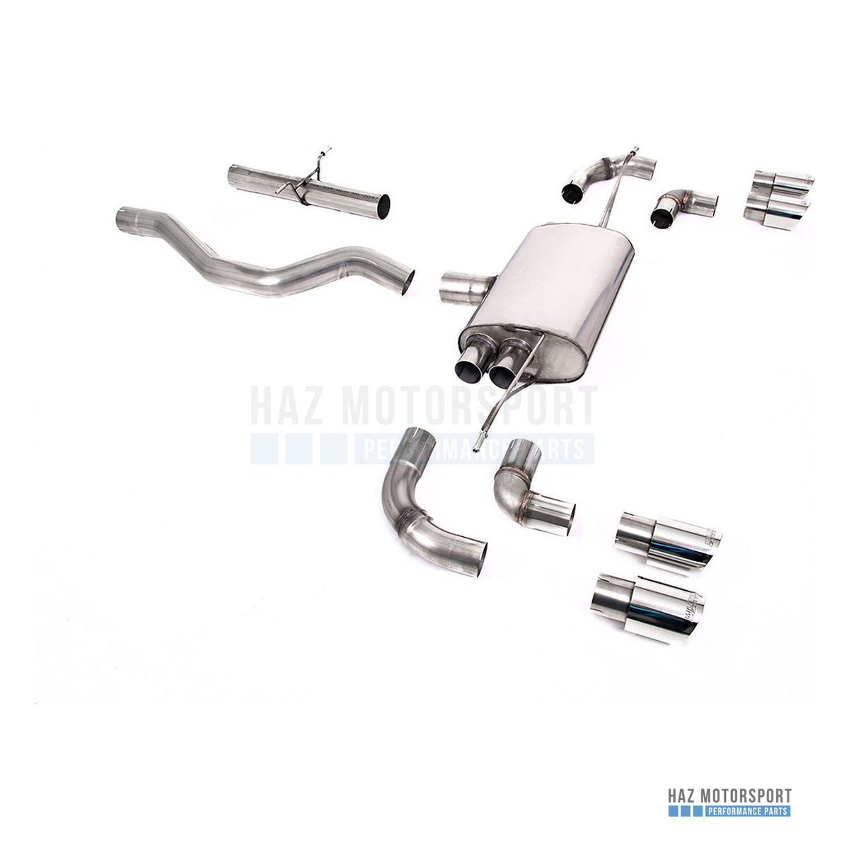 Milltek Sport Non-Resonated (Louder) GPF Back Exhaust – Land Rover Defender 90 3.0 I6 P400 (2020 on) – photo 1