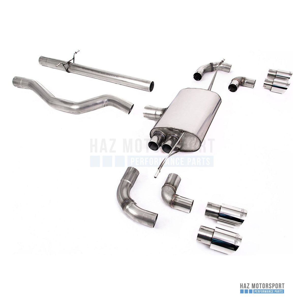 Milltek Sport Non-Resonated (Louder) GPF Back Exhaust – Land Rover Defender 110 2.0 I4 P300 & P400e (2020 on) – photo 1