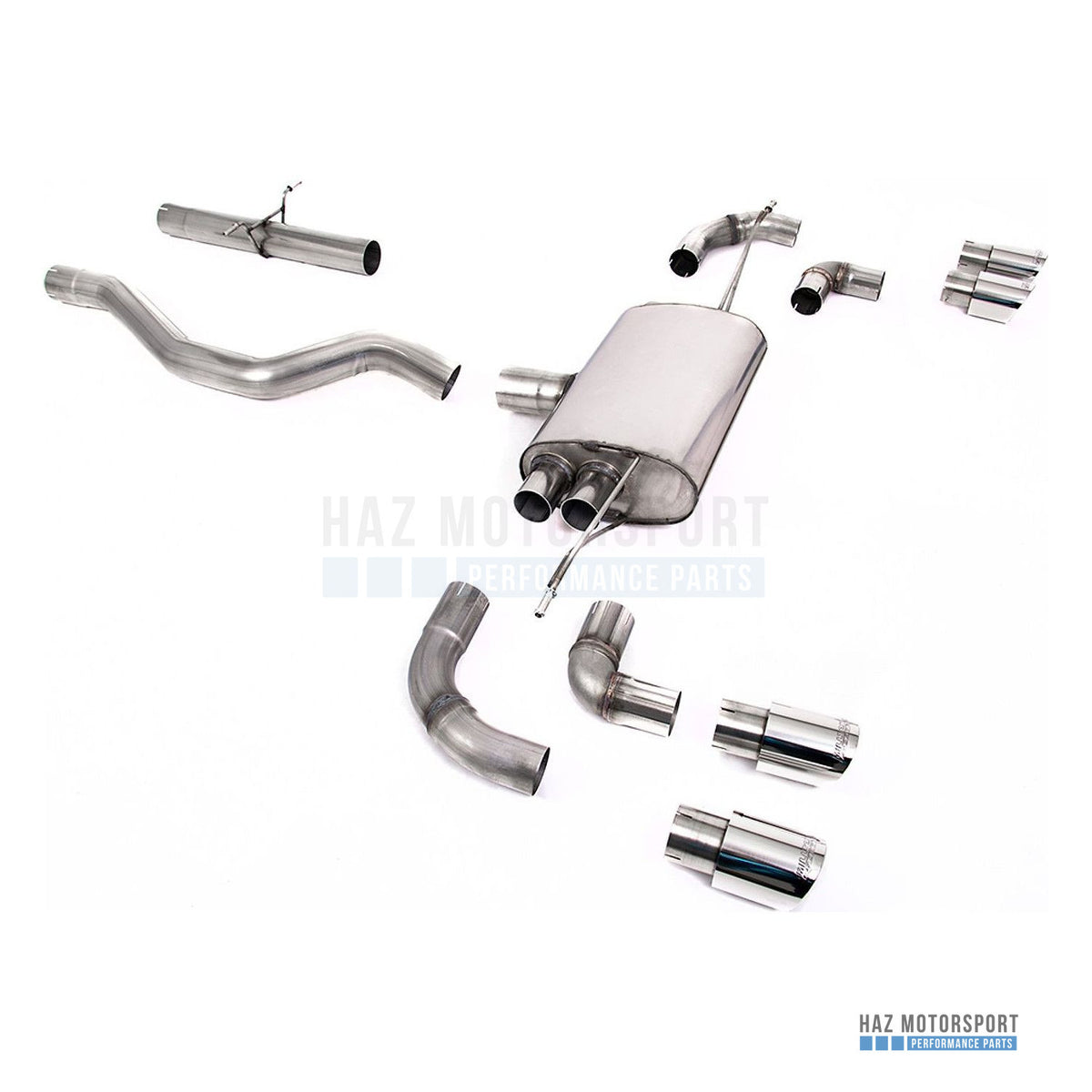 Milltek Sport Non-Resonated (Louder) GPF Back Exhaust – Land Rover Defender 90 2.0L I4 P300/P400e (2020 on) – photo 1