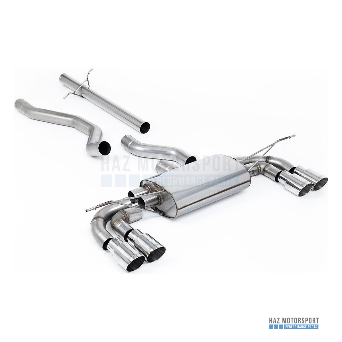 Milltek Sport Non-Resonated (Louder) GPF Back Exhaust – Land Rover Defender 130 3.0 I6 P400 (2023 on) – photo 1
