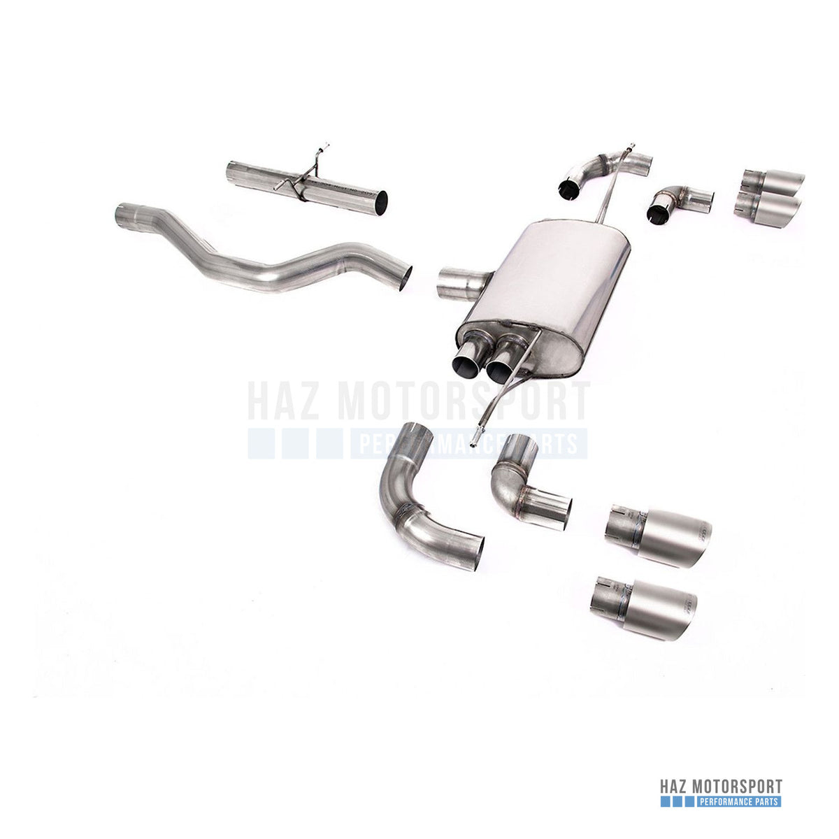 Milltek Sport Non-Resonated (Louder) GPF Back Exhaust – Land Rover Defender 90 3.0 I6 P400 (2020 on) – photo 3