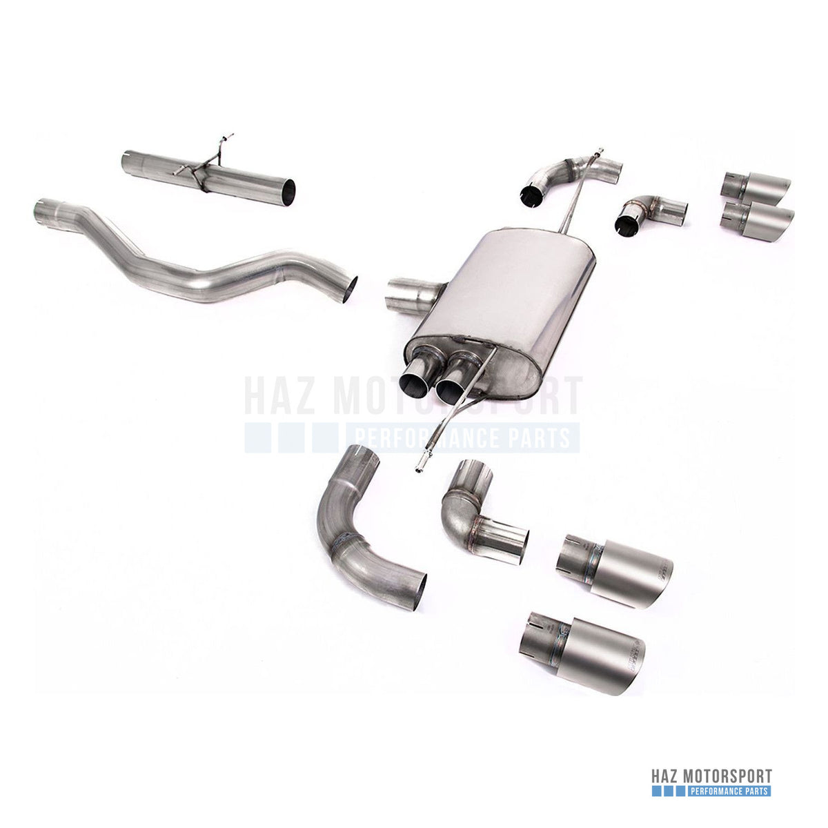 Milltek Sport Non-Resonated (Louder) GPF Back Exhaust – Land Rover Defender 90 2.0L I4 P300/P400e (2020 on) – photo 3