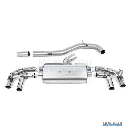 Milltek Sport Non-Resonated (Louder) GPF Back Exhaust – VW Golf R Mk8 & Mk8.5 2.0 TSI (2021 on) – photo 7