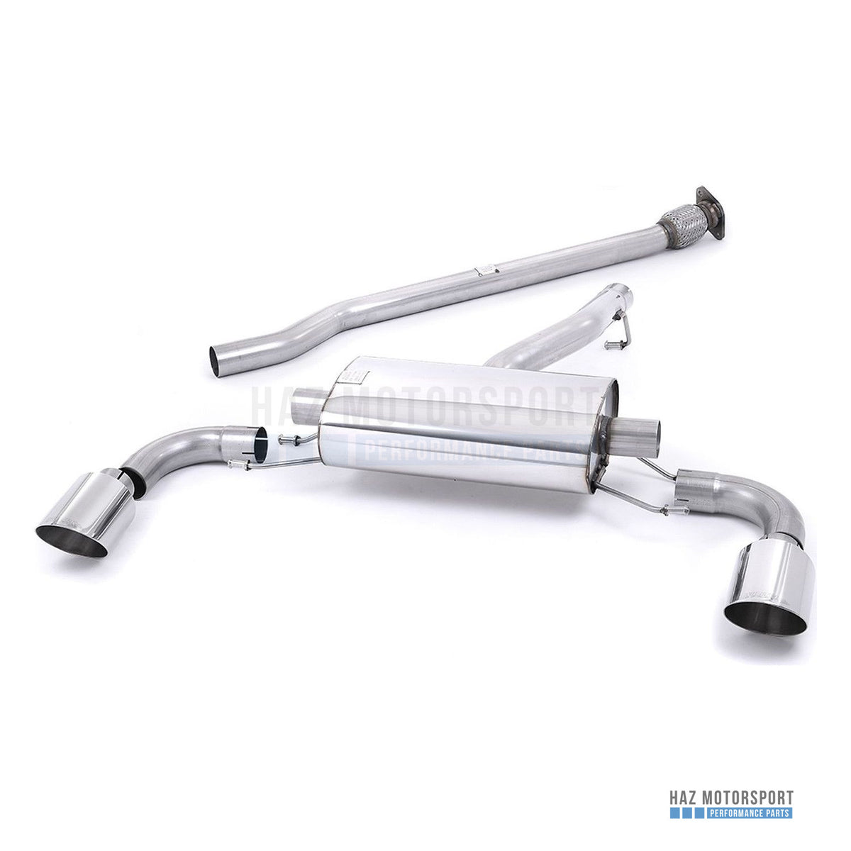 Milltek Sport Non-Resonated (Louder) Secondary Cat Back Exhaust – Toyota GT86/Subaru BRZ (2012 on) – photo 1