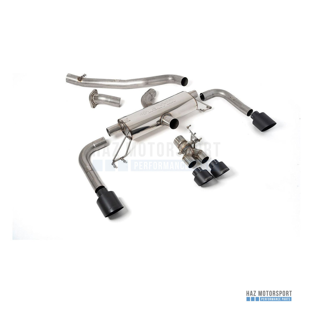 Milltek Sport Non-Resonated (Louder) Secondary Cat Back Exhaust – Toyota GR Corolla 1.6 Turbo (2023 on) – photo 2