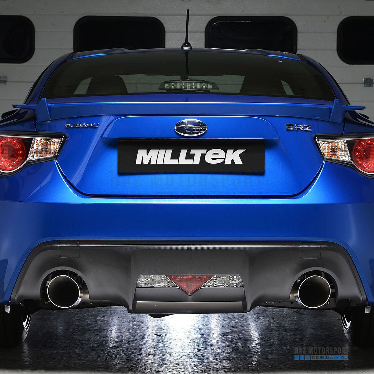 Milltek Sport Non-Resonated (Louder) Secondary Cat Back Exhaust – Toyota GT86/Subaru BRZ (2012 on) – photo 4