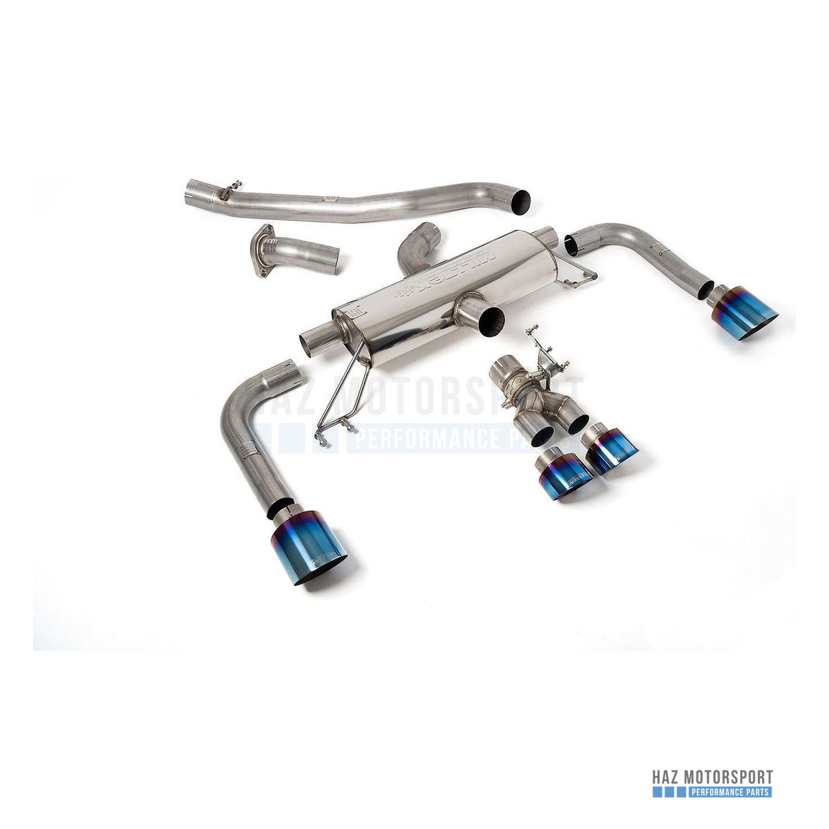 Milltek Sport Non-Resonated (Louder) Secondary Cat Back Exhaust – Toyota GR Corolla 1.6 Turbo (2023 on) – photo 4