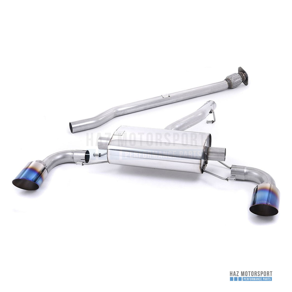 Milltek Sport Non-Resonated (Louder) Secondary Cat Back Exhaust – Toyota GT86/Subaru BRZ (2012 on) – photo 9