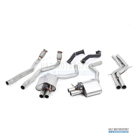 Milltek Sport Non-Resonated (Louder) Turbo Back Exhaust – Audi RS6/RS7 C7 (2013–2018) – photo 1