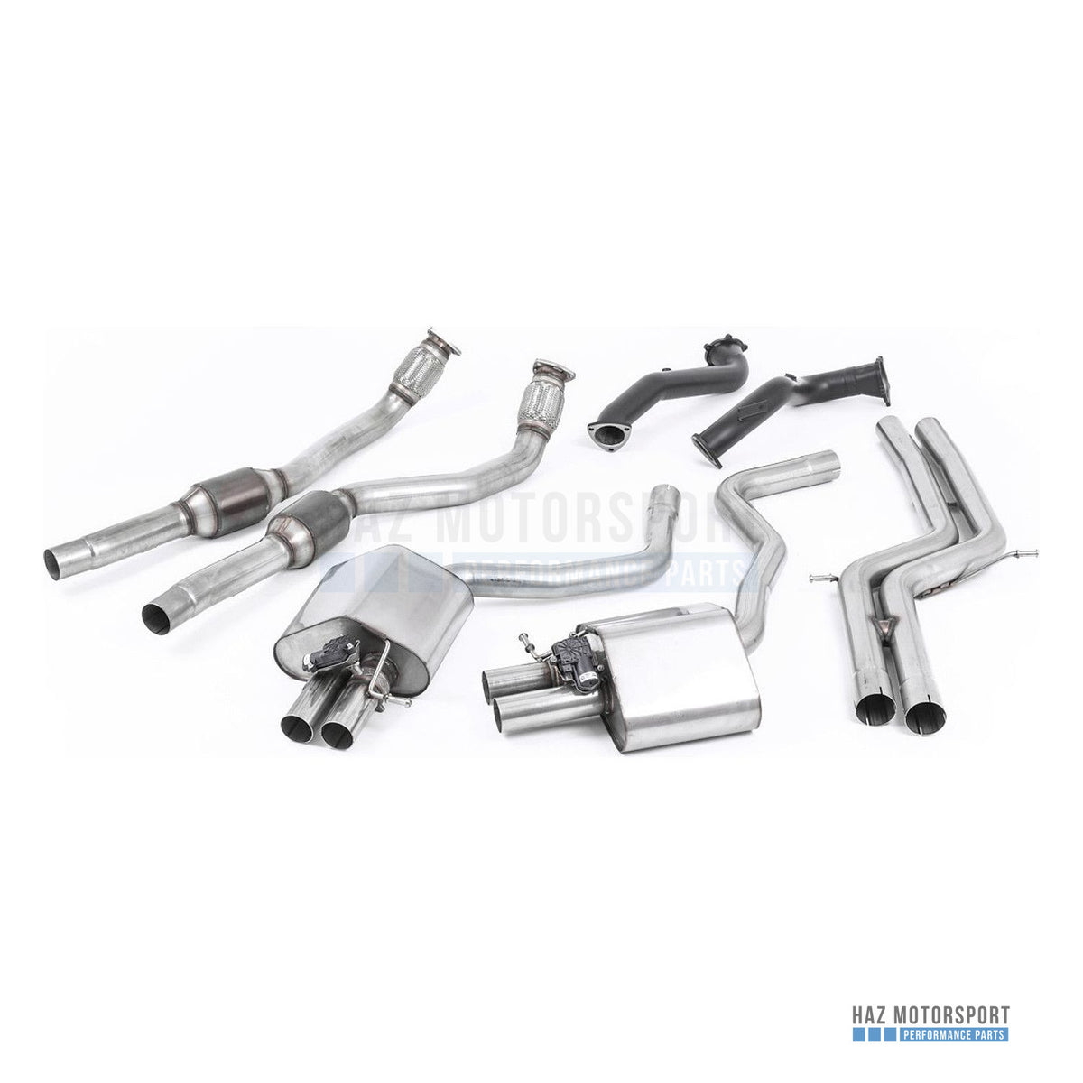 Milltek Sport Non-Resonated (Louder) Turbo Back Exhaust – Audi RS6/RS7 C7 (2013–2018) – photo 4
