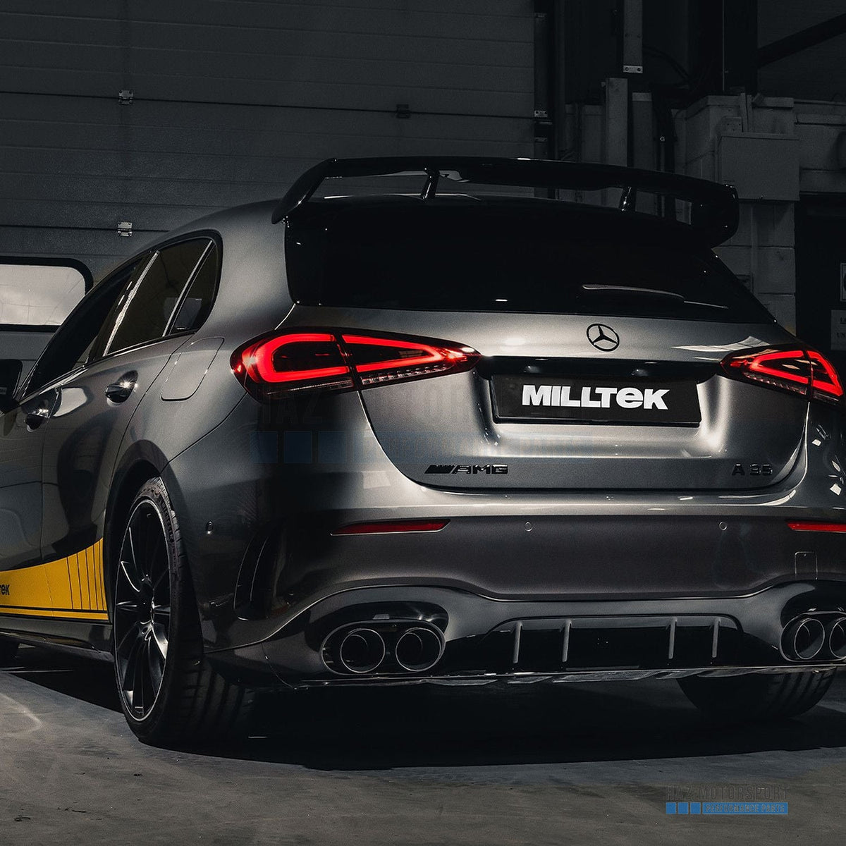 Milltek Sport Quad Exhaust Tips – Mercedes-AMG A35 W177 Hatch (2019 on) – photo 4