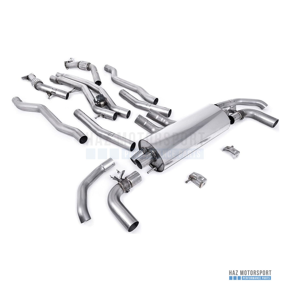 Milltek Sport Race (Loudest) Cat Back Exhaust – Audi SQ7/SQ8 V8 Pre LCI (2020–2024) – photo 1