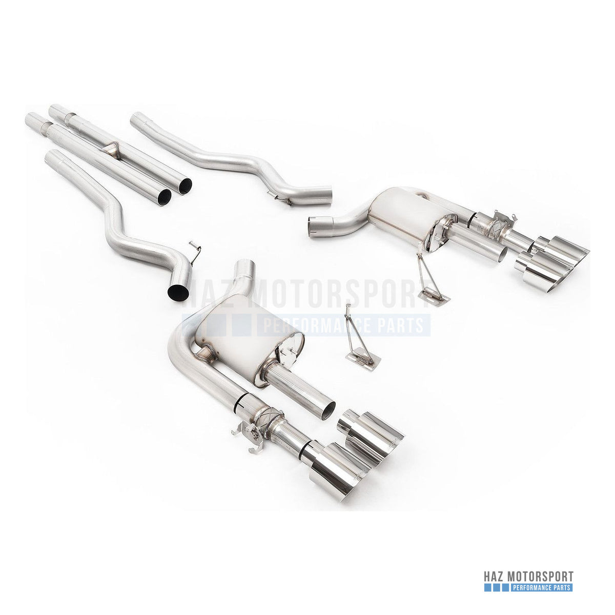 Milltek Sport Race (Loudest) Cat Back Exhaust – Ford Mustang 5.0 V8 GT500 (2020–2023) – photo 1