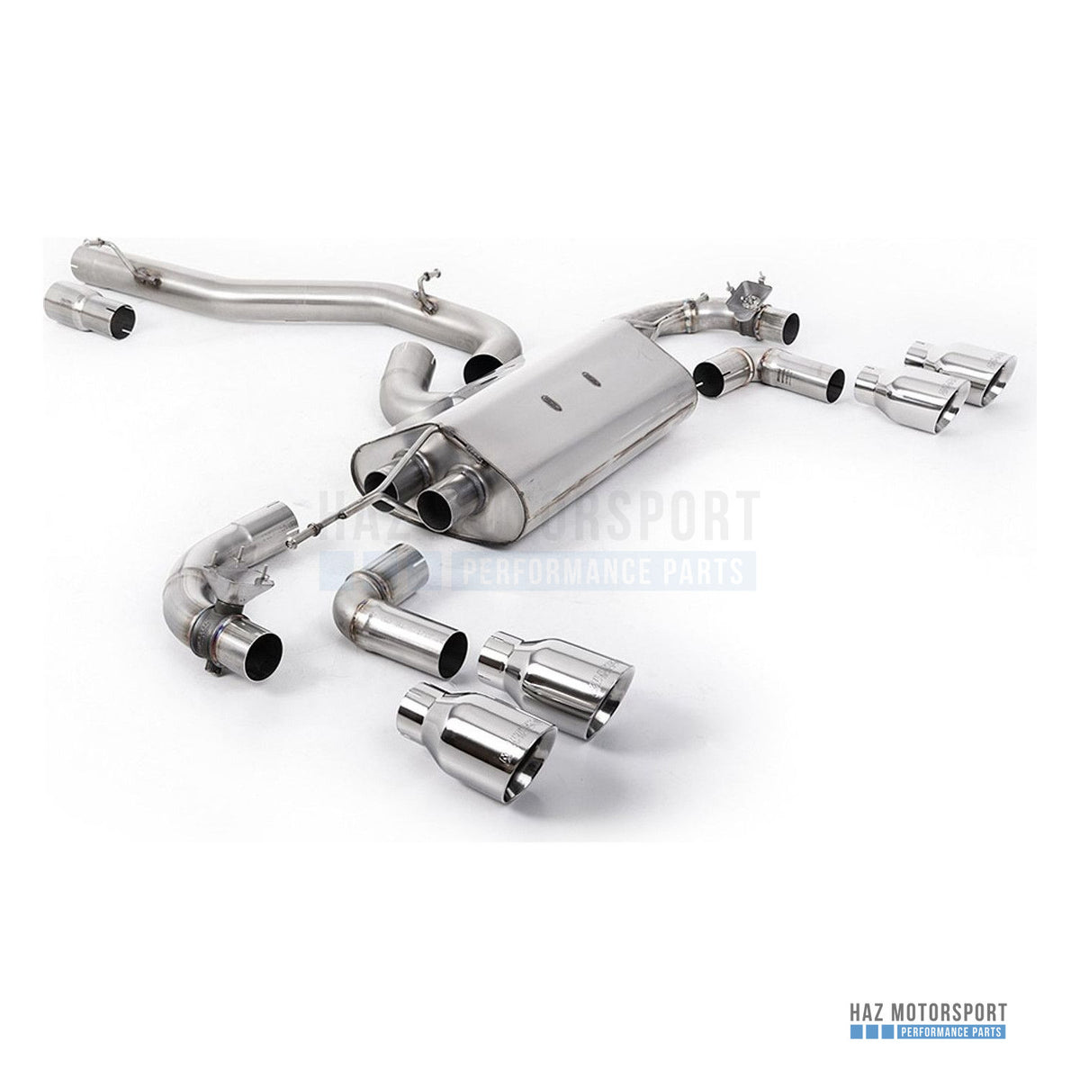 Milltek Sport Race (Loudest) Cat Back Exhaust – VW Golf R Mk7.5 (2017–2021) – photo 1