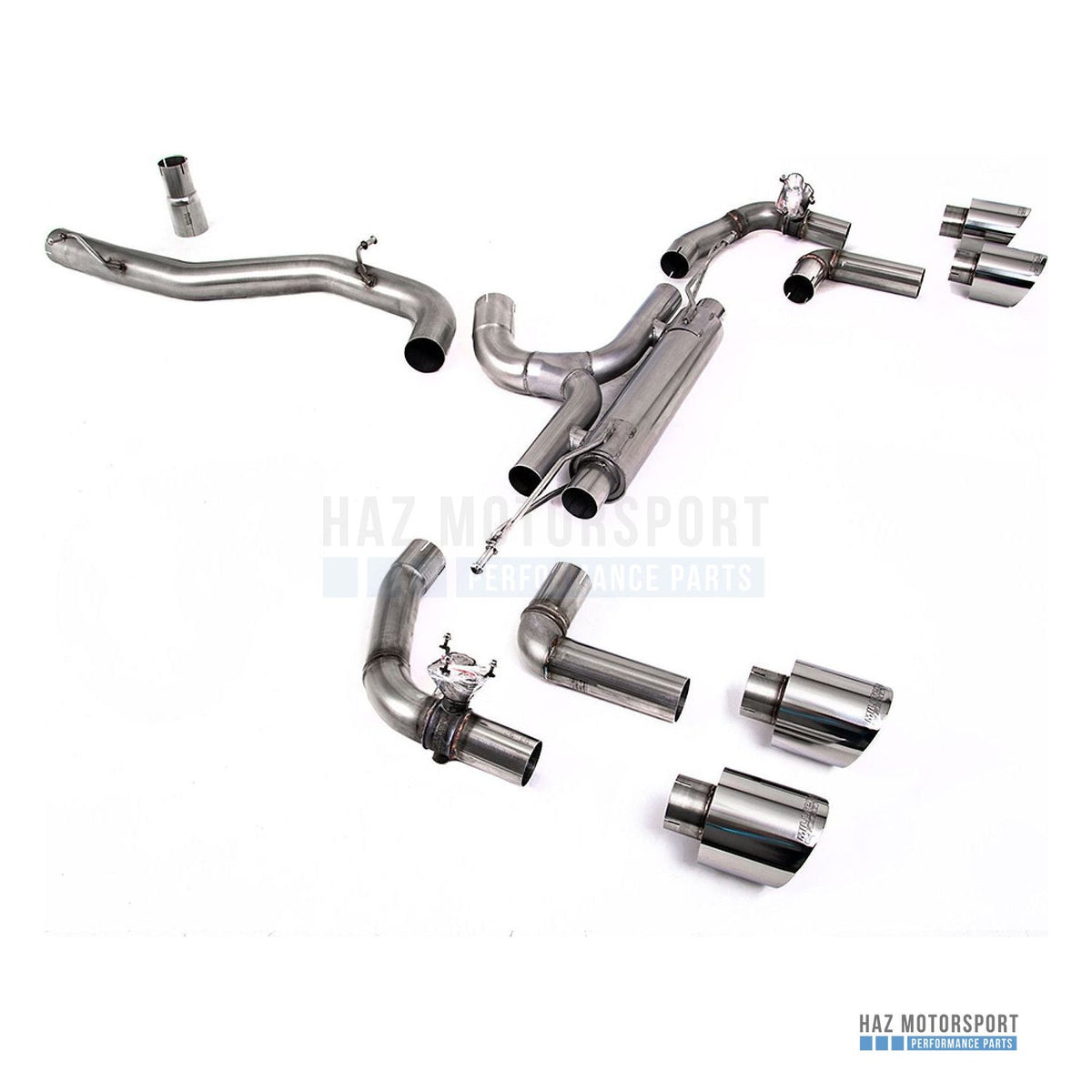 Milltek Sport Race (Loudest) GPF Back Exhaust – VW Golf R Mk8 & Mk8.5 2.0 TSI (2021 on) – photo 1