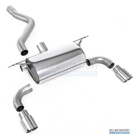 Milltek Sport Resonated (Quieter) 3" Rear Silencer with GT-90 Tips, EC Approved – BMW M135i F20 / F21 Non xDrive (2012–2016) – photo 1