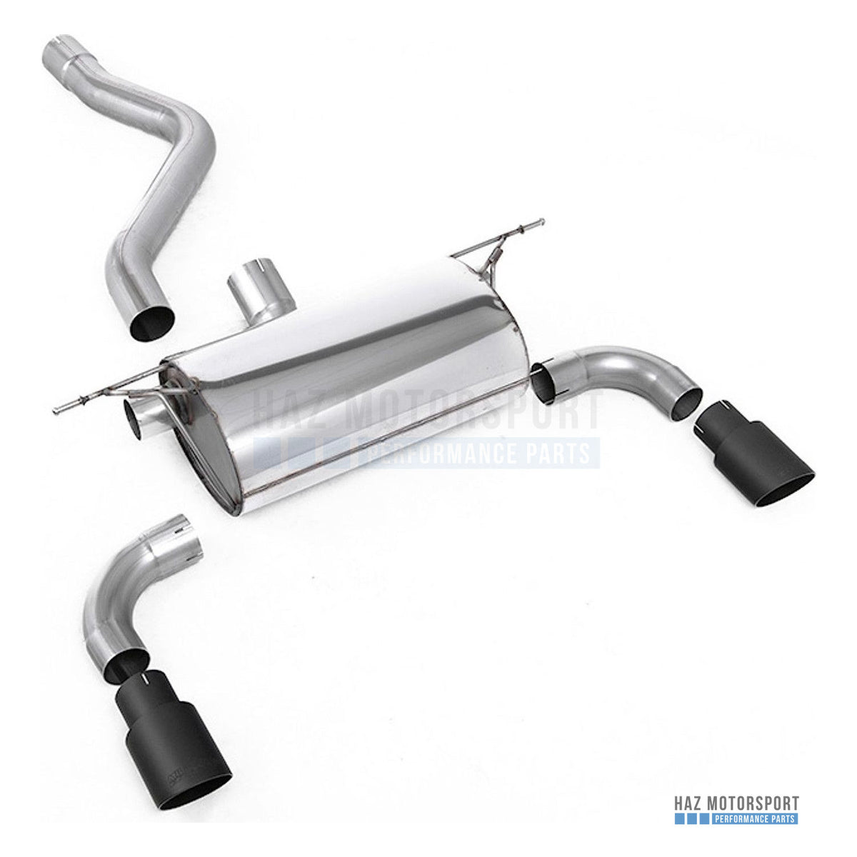 Milltek Sport Resonated (Quieter) 3" Rear Silencer with GT-90 Tips, EC Approved – BMW M135i F20 / F21 Non xDrive (2012–2016) – photo 5