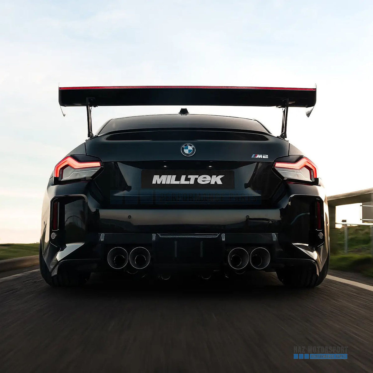 Milltek Sport Resonated (Quieter) Axle Back Exhaust – BMW G87 M2 (2023 on) – photo 3