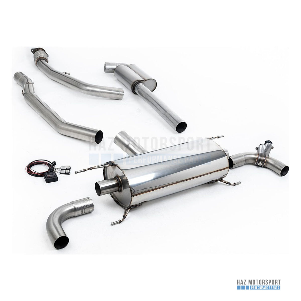 Milltek Sport Resonated (Quieter) Cat Back Exhaust – Alfa Romeo Giulia 2.0T Veloce (2017 on) – photo 1