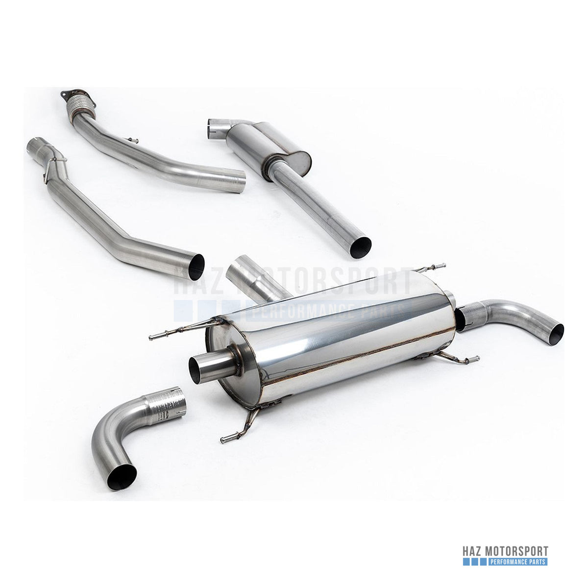 Milltek Sport Resonated (Quieter) Cat Back Exhaust – Alfa Romeo Giulia 2.0T Veloce (2017 on) – photo 6