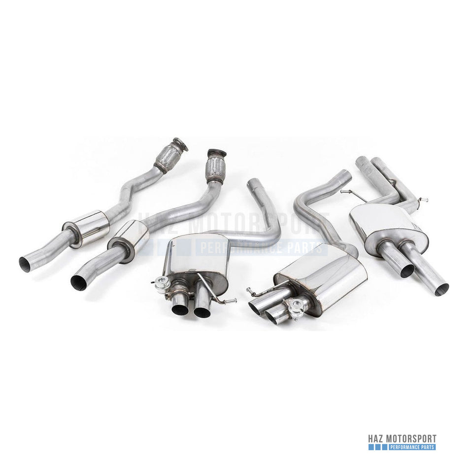 Milltek Sport Resonated (Quieter) Cat Back Exhaust – Audi RS4 B8 Avant (2012–2015) – photo 1