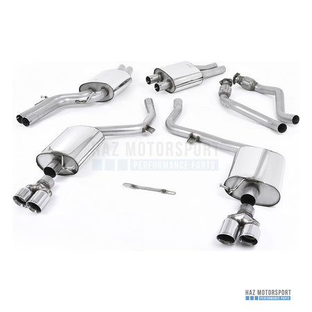 Milltek Sport Resonated (Quieter) Cat Back Exhaust – Audi S4 V6/S5 3.0 B8 Sportback (2009–2012) – photo 1