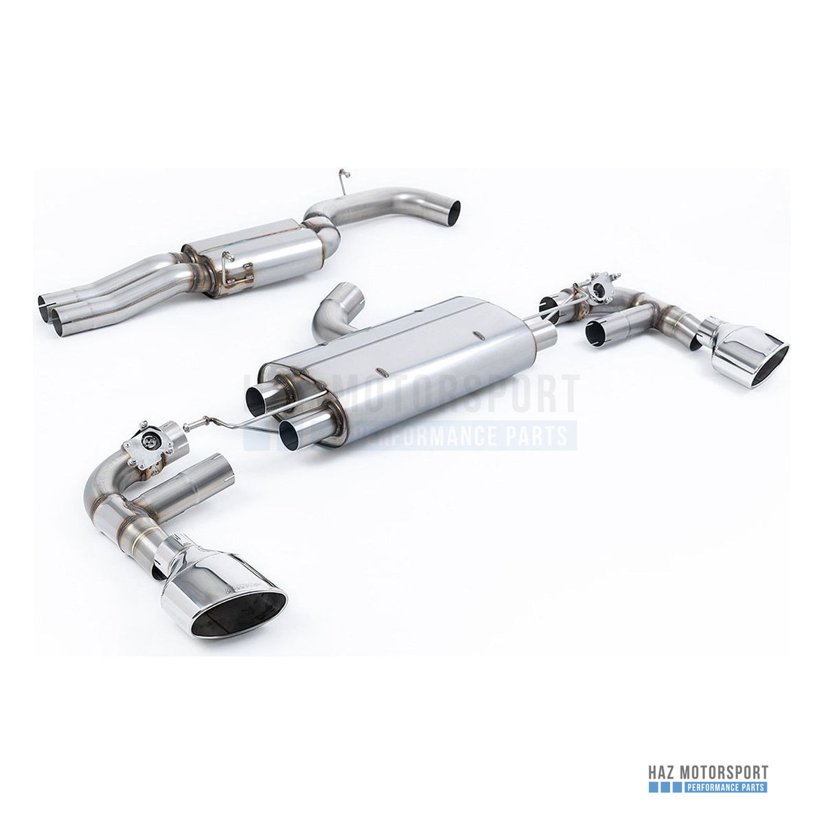 Milltek Sport Resonated (Quieter) Cat Back Exhaust – Audi TTRS Mk3 Quattro (2016 on) – photo 1