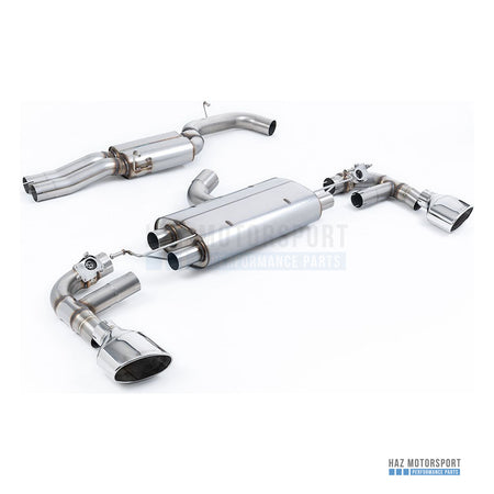 Milltek Sport Resonated (Quieter) Cat Back Exhaust – Audi TTRS Mk3 Quattro (2016 on) – photo 1