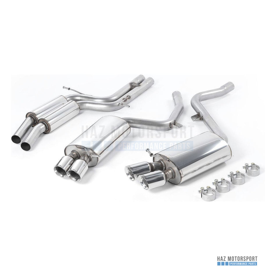 Milltek Sport Resonated (Quieter) Cat Back Exhaust – Audi S5 V8 (2007–2011) – photo 1