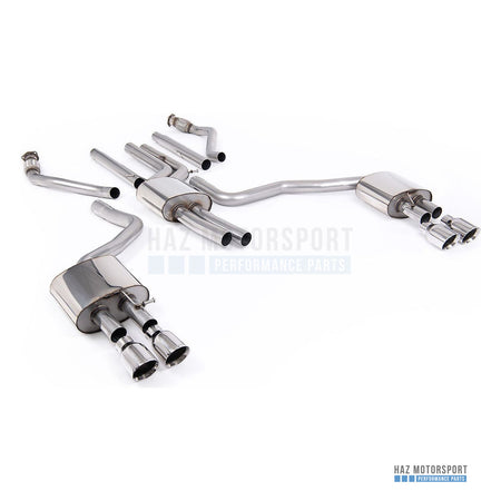 Milltek Sport Resonated (Quieter) Cat Back Exhaust – Audi A6 3.0 TFSI C7.5 (2015–2018) – photo 1