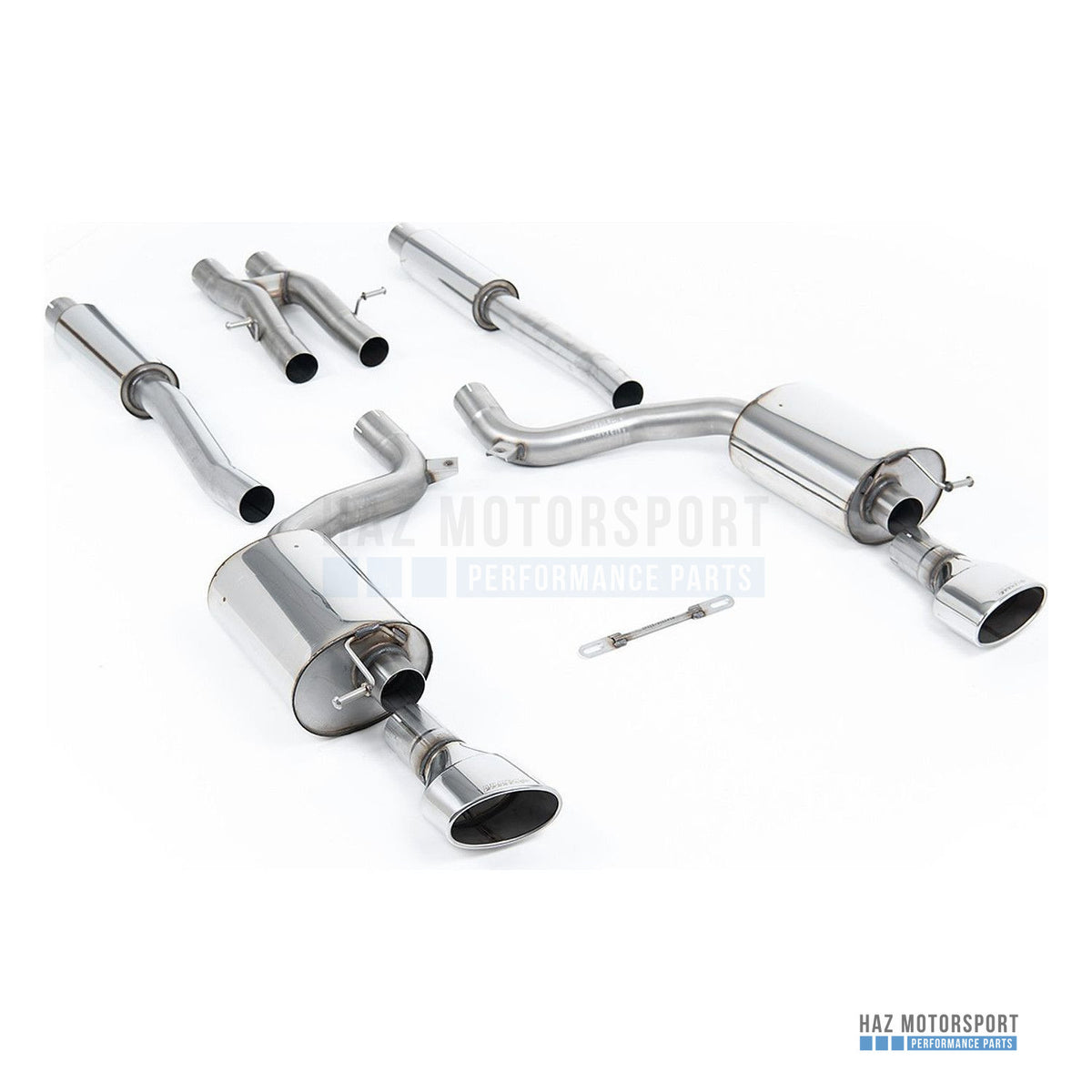 Milltek Sport Resonated (Quieter) Cat Back Exhaust – Audi RS6 C6 (2008–2010) – photo 1