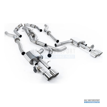 Milltek Sport Resonated (Quieter) Cat Back Exhaust – Audi S8 D5 V8 (2020 on) – photo 1